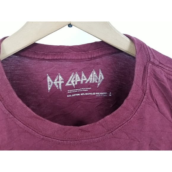 Def‎ Leppard Short Sleeve Crew Neck Graphic Print Shirt Large - Picture 5 of 6